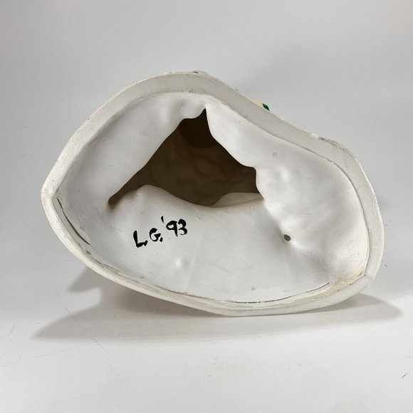 Vtg Old World Santa Claus Donkey Provincial Mold Hand Painted Ceramic 90s - Picture 11 of 15